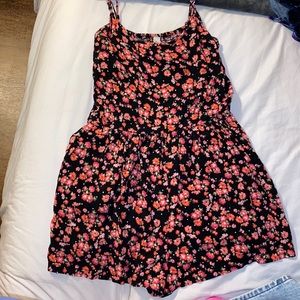 Floral Print Romper